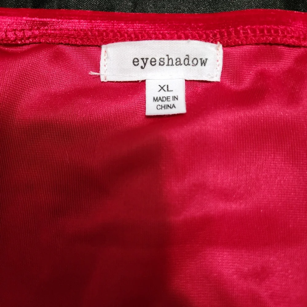NWOT Eyeshadow Christmas Mrs. Claus Holiday Dress - Picture 7 of 9